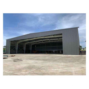 CE Certificated Prefabricated Metal Building Storage Shed Light Steel Structure Aircraft Storage Building